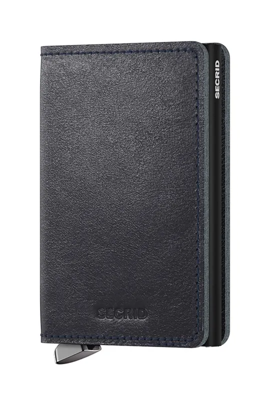 темно-синій Шкіряний гаманець Secrid Unisex