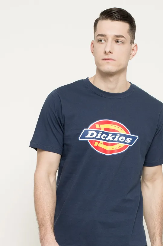 granatowy Dickies - T-shirt Męski