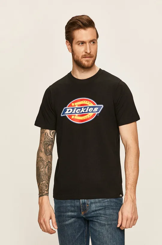 czarny Dickies - T-shirt Męski