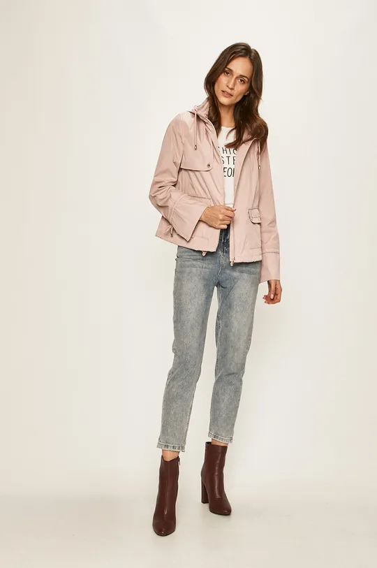 Trussardi Jeans - Rövid kabát rózsaszín