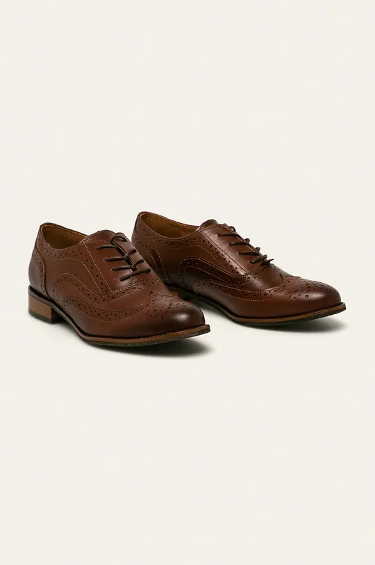Wojas - Шкіряні туфлі коричневий