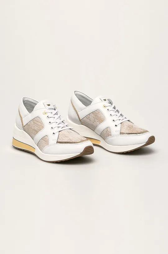 Wojas - Kožená obuv biela
