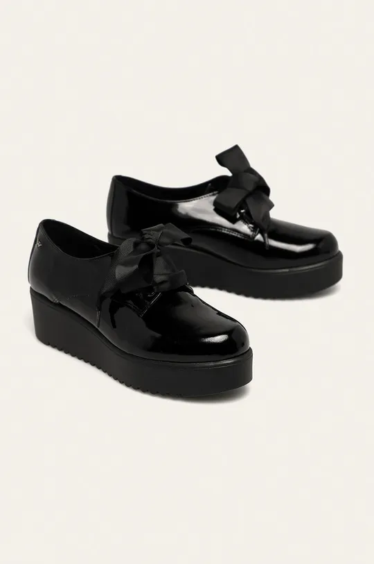 Wojas - Kožne cipele crna