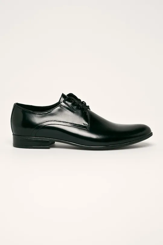 чорний Wojas - Шкіряні туфлі Чоловічий