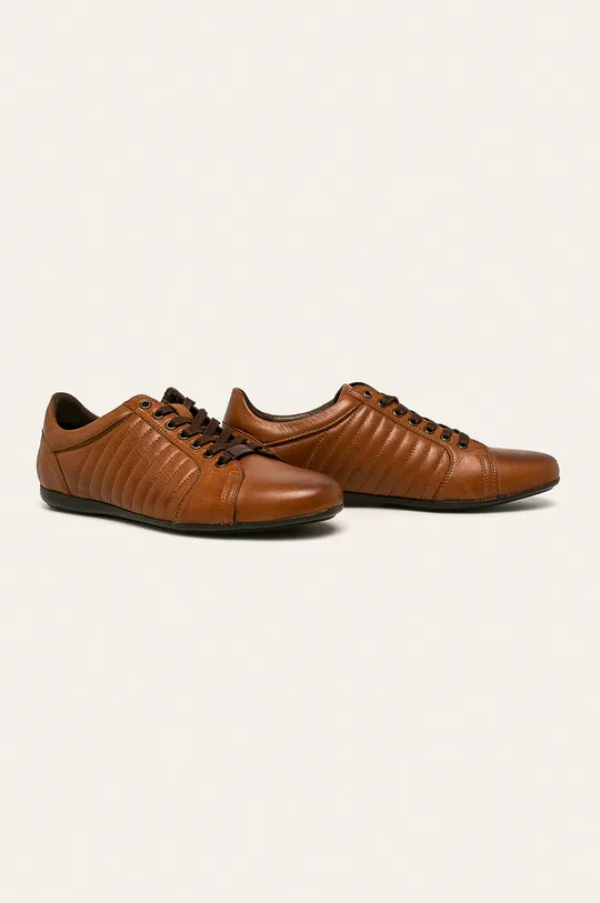 Wojas - Kožená obuv hnedá