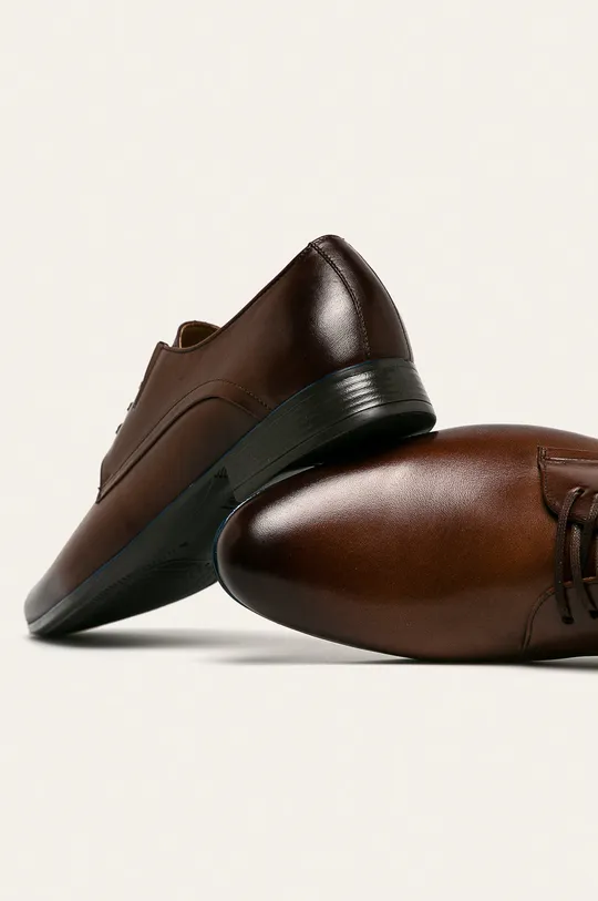 коричневый Wojas - Кожаные туфли