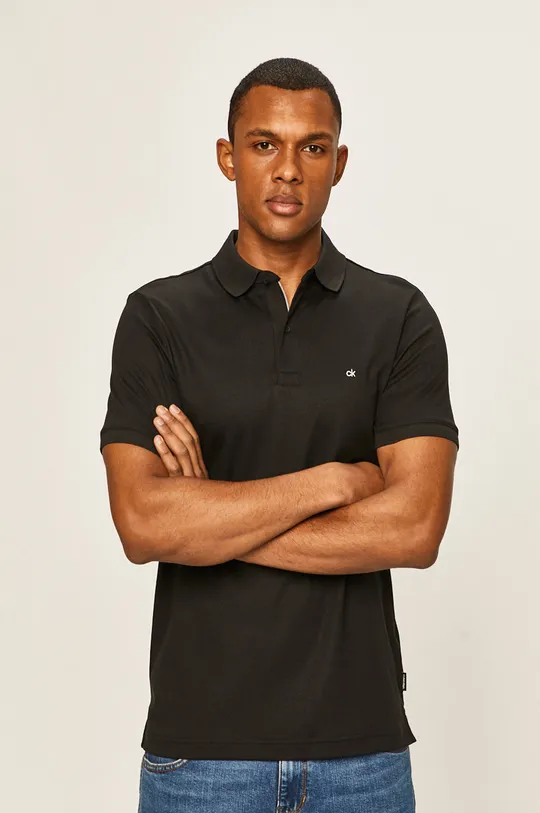 čierna Calvin Klein - Pánske polo tričko Pánsky