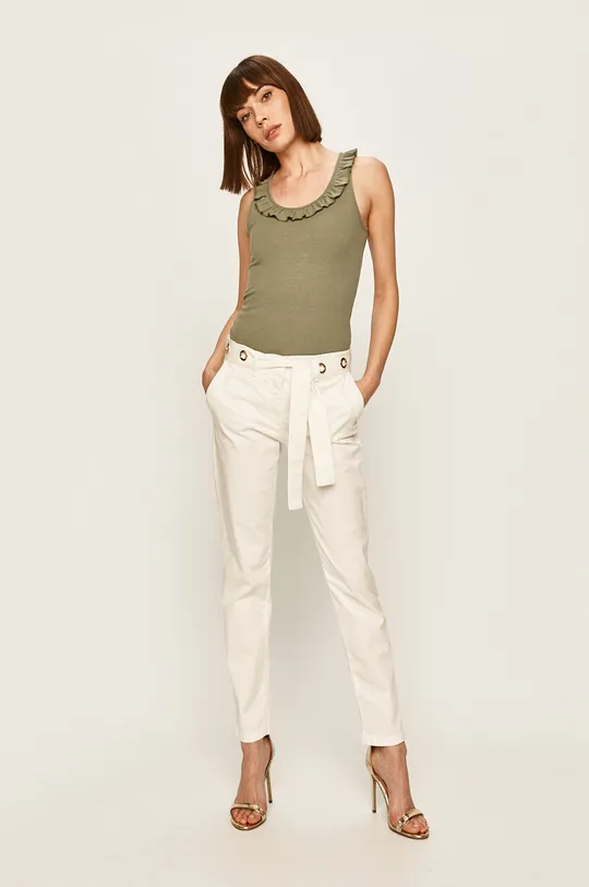 Trussardi Jeans - Nohavice biela