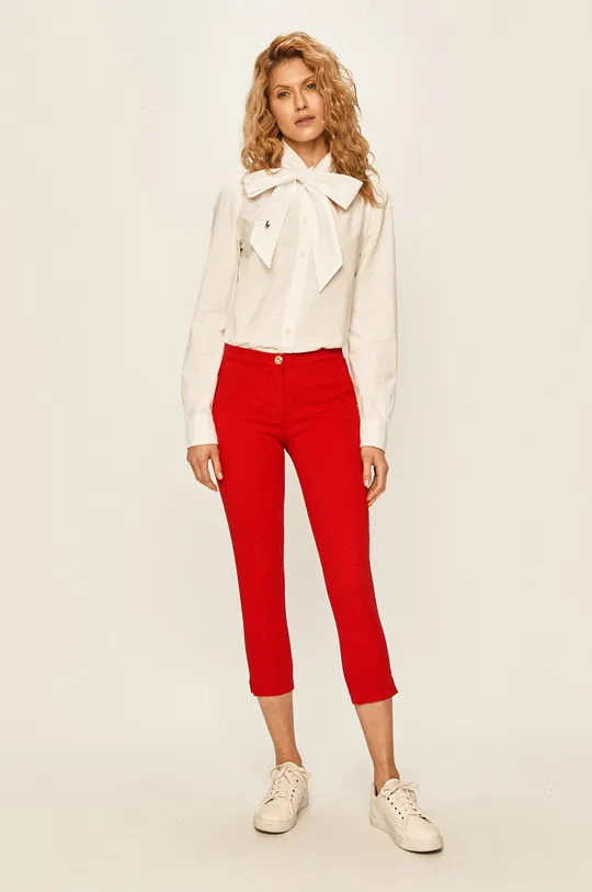 Trussardi Jeans - Nohavice červená