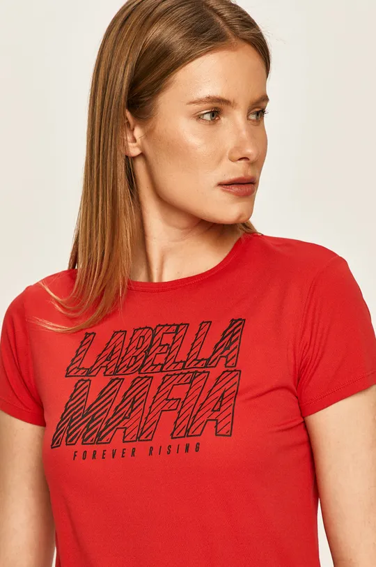 czerwony LaBellaMafia - T-shirt Damski