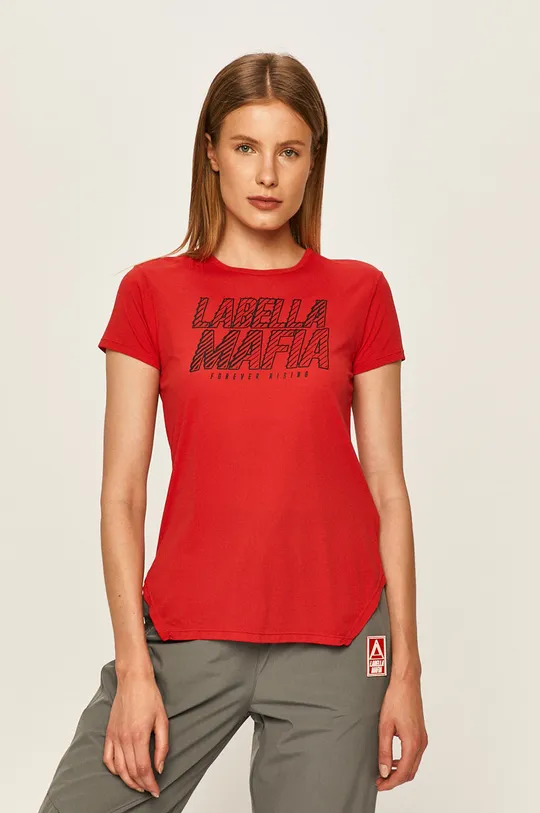 czerwony LaBellaMafia - T-shirt