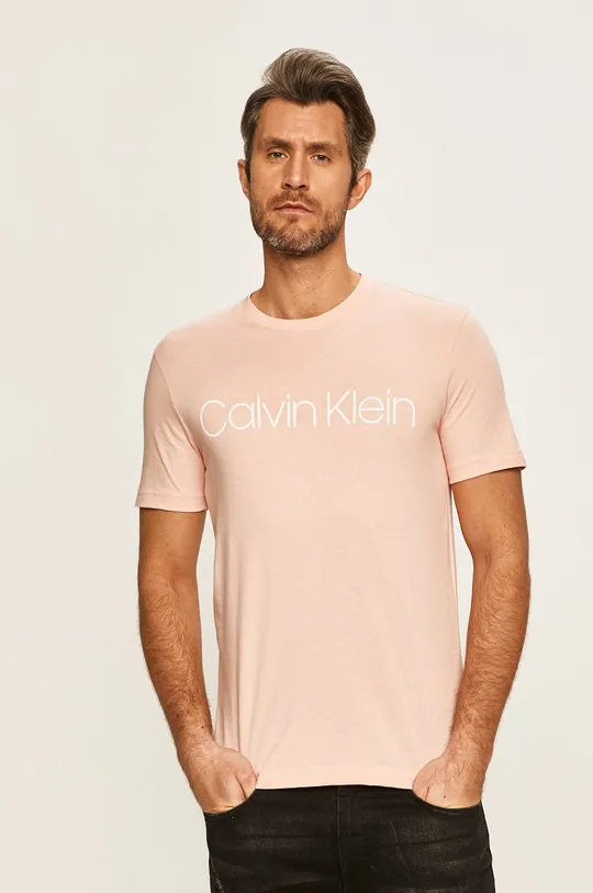 rózsaszín Calvin Klein - T-shirt Férfi