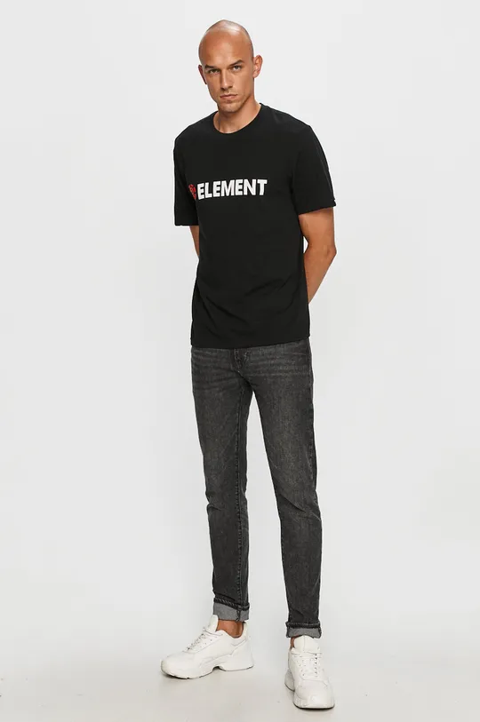 Element - T-shirt czarny