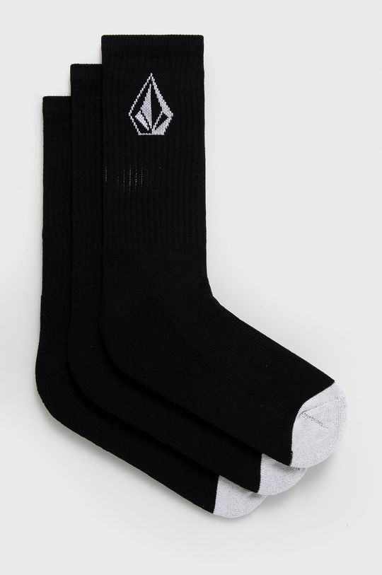 čierna Ponožky Volcom (3-pack) Pánsky