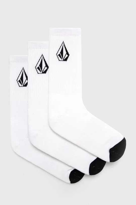 biela Ponožky Volcom (3-pack) Pánsky
