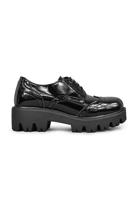 crna Cipele Altercore Nefi Vegan Black Patent Ženski