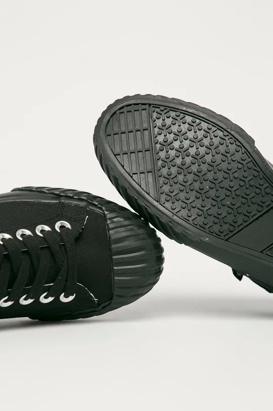 μαύρο Πάνινα παπούτσια Altercore