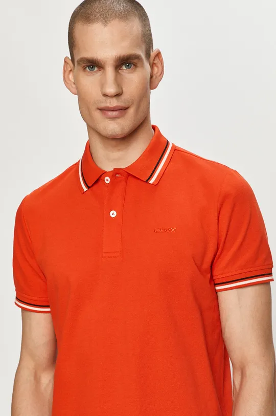 oranžová Geox - Polo tričko