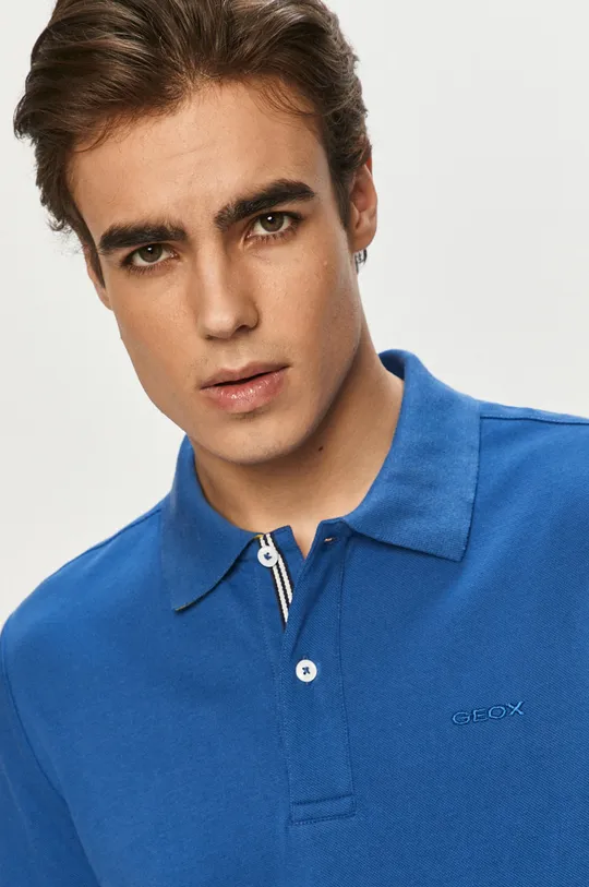 modrá Geox - Polo tričko Pánsky