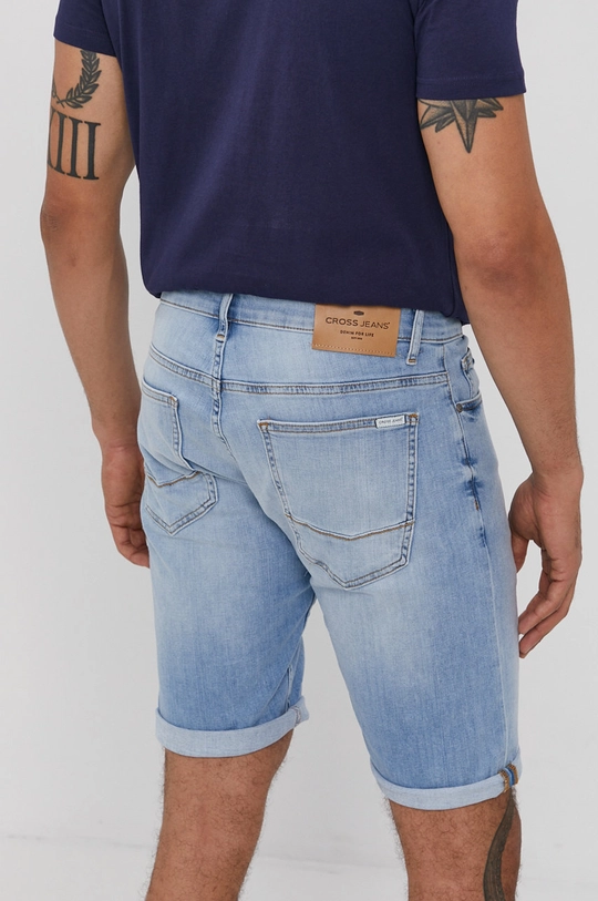 Rifľové krátke nohavice Cross Jeans  98% Bavlna, 2% Elastan