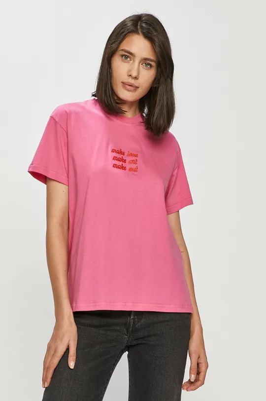różowy Local Heroes - T-shirt Damski
