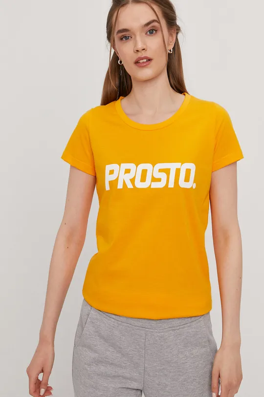 pomarańczowy Prosto T-shirt Damski