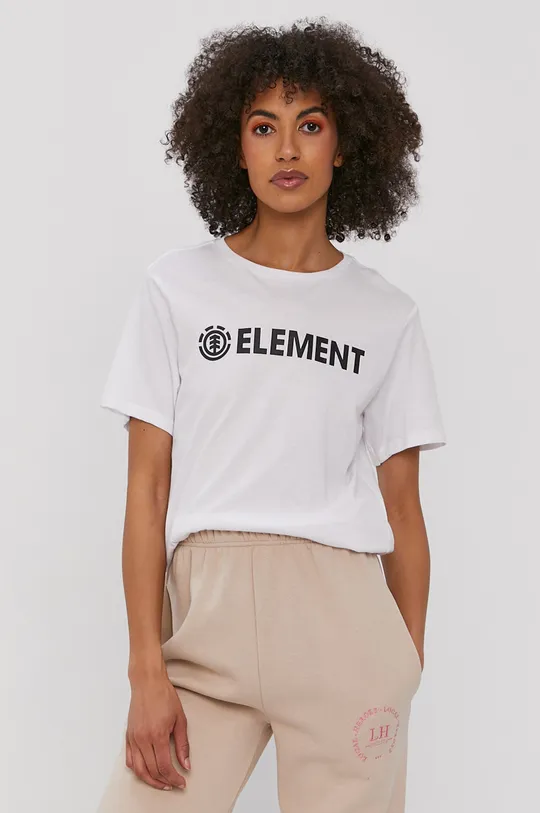 λευκό Μπλουζάκι Element