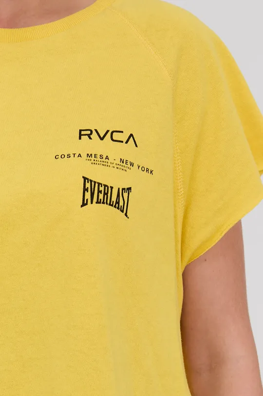 Хлопковая футболка RVCA Женский