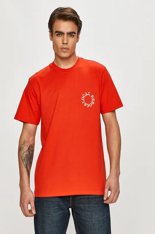 czerwony Local Heroes - T-shirt Męski