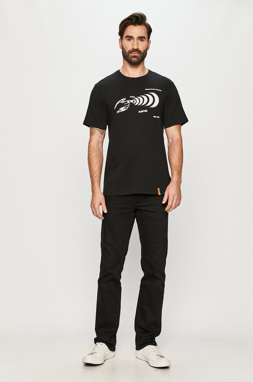 Local Heroes - T-shirt x Polaroid czarny