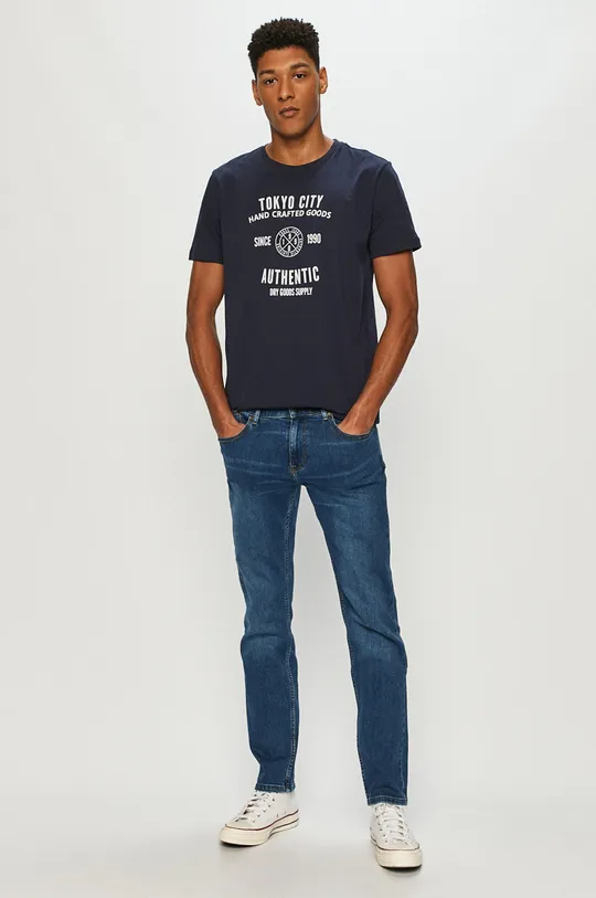 Cross Jeans - T-shirt granatowy