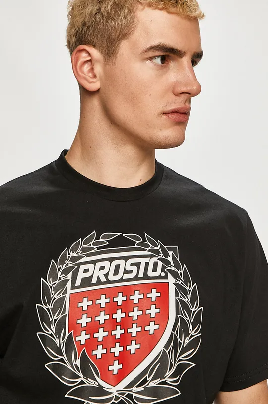 czarny Prosto - T-shirt