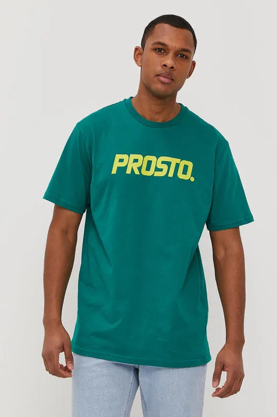 zielony Prosto T-shirt Męski