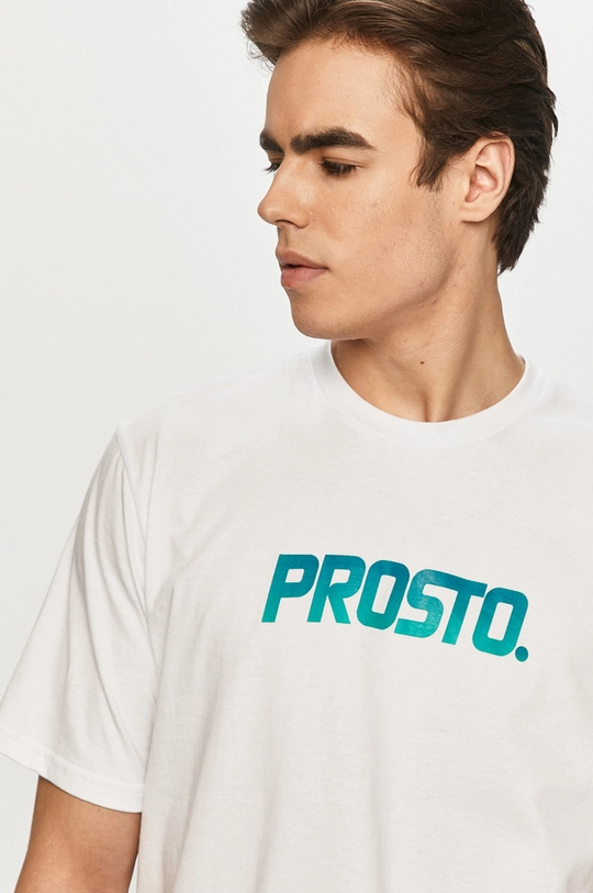 biały Prosto - T-shirt