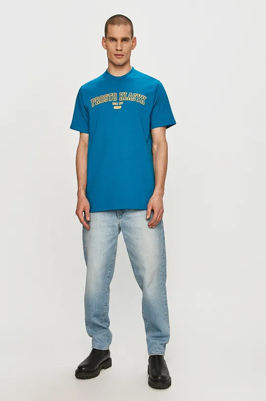 Prosto - T-shirt niebieski