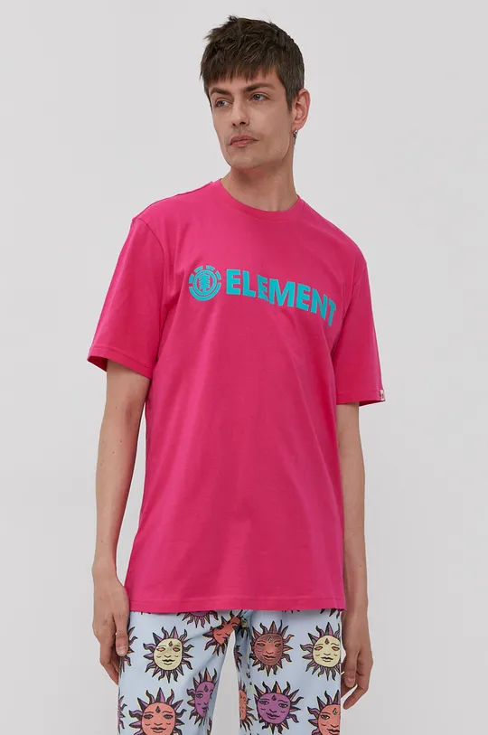 różowy Element T-shirt Męski