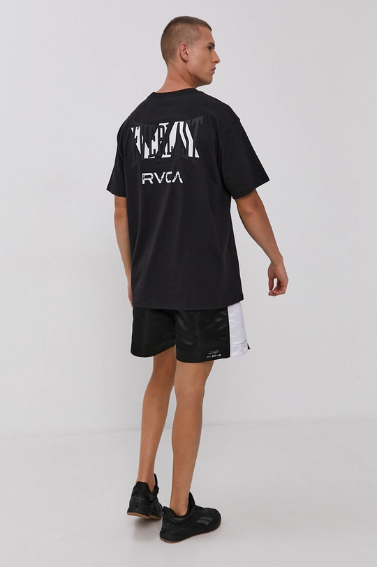 RVCA T-shirt bawełniany X Everlast czarny