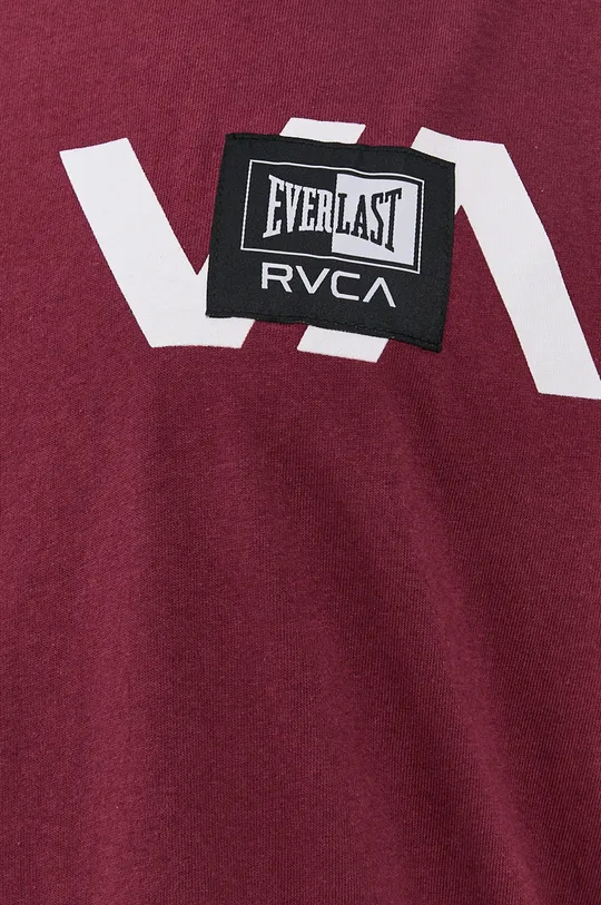 Βαμβακερό μπλουζάκι RVCA Ανδρικά
