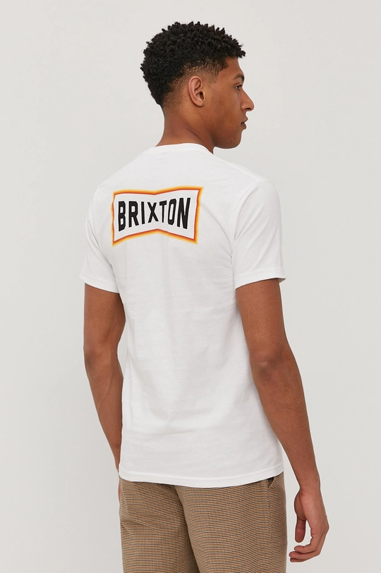 biały Brixton T-shirt