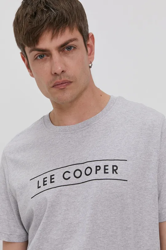 szary Lee Cooper T-shirt