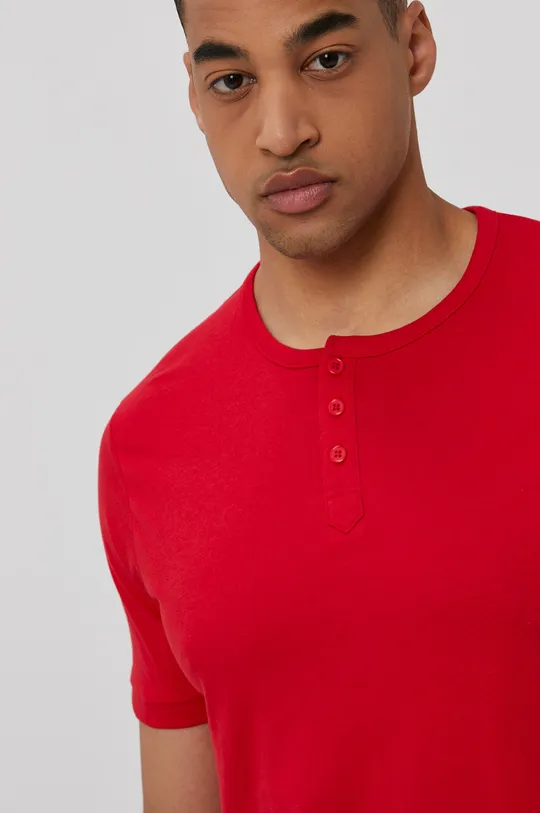 czerwony Lee Cooper T-shirt