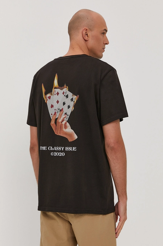 fekete The Classy Issue t-shirt Uniszex