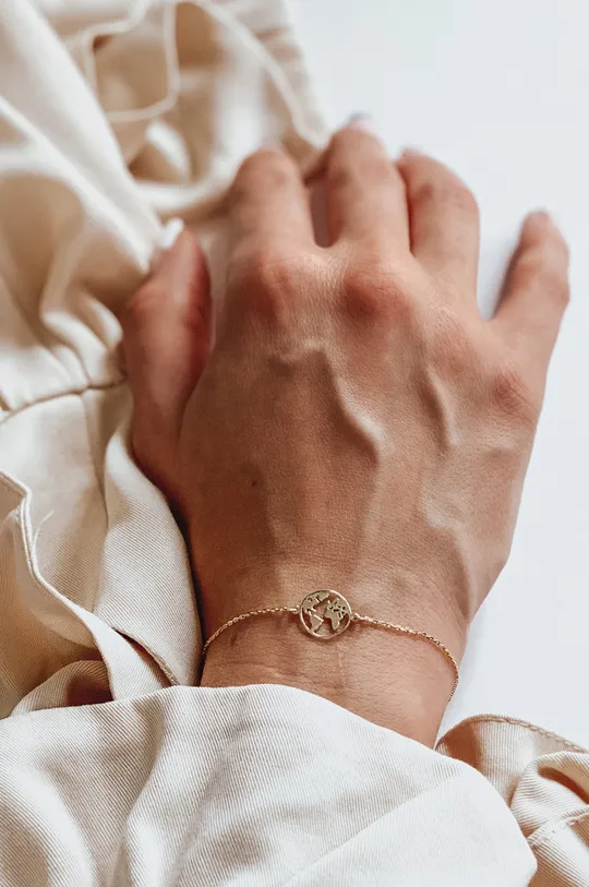 Ania Kruk - Срібний браслет з позолотою Azymut золотий