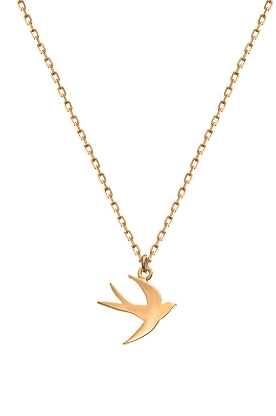 oro ANIA KRUK collana in argento placcato oro BELIEVE Donna