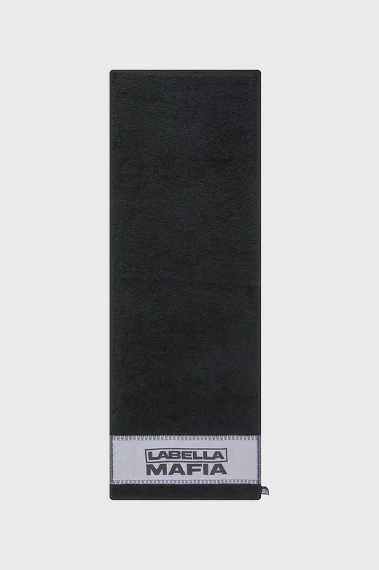 czarny LaBellaMafia ręcznik treningowy Black and Gold Damski