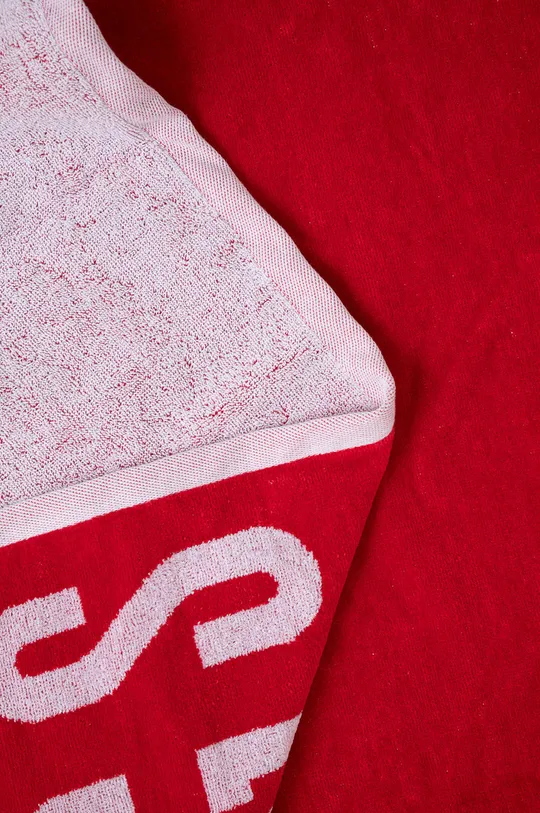 Βαμβακερή πετσέτα Bikkembergs κόκκινο