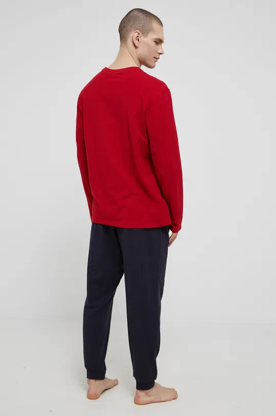 czerwony Lacoste piżama 4H8682