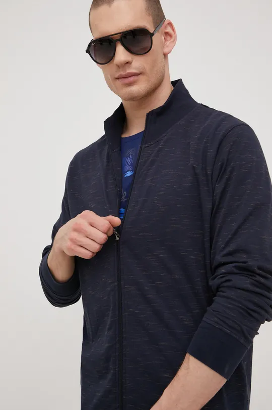 σκούρο μπλε Βαμβακερή μπλούζα Lee Cooper Ανδρικά