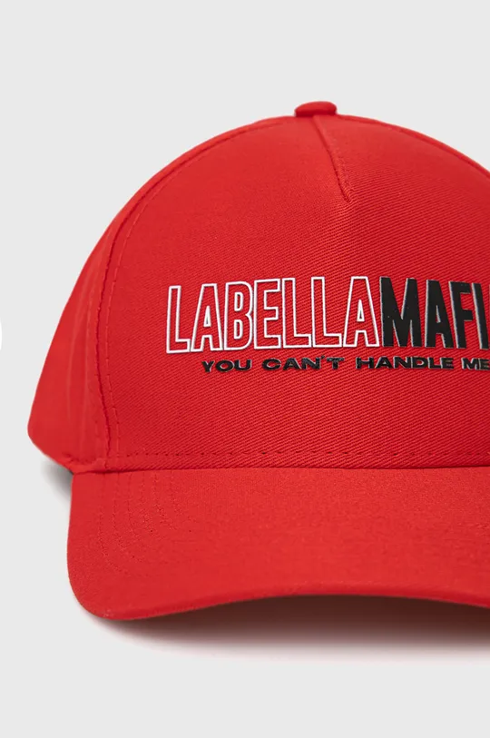 LaBellaMafia czapka bawełniana czerwony