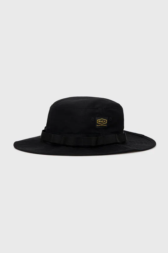 μαύρο Βαμβακερό καπέλο RVCA Ανδρικά